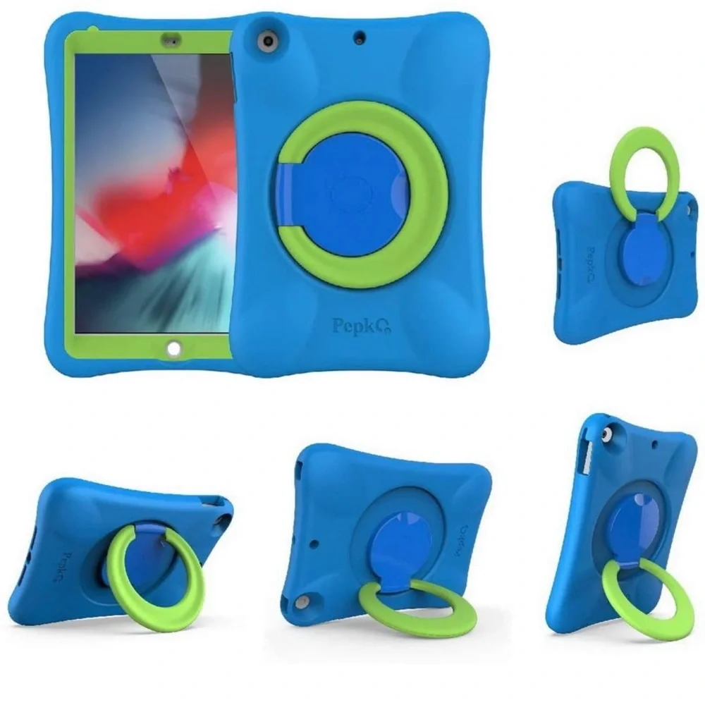 Kids EVA iPad Case (Blue+Green)